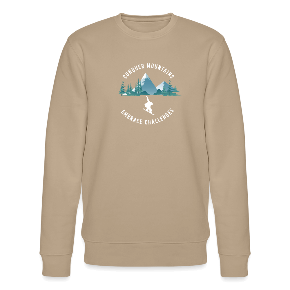 Men’s Organic Sweatshirt by Stanley & Stella - beige