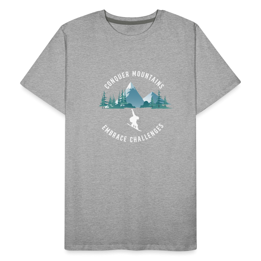 Men’s Premium Organic T-Shirt - heather grey