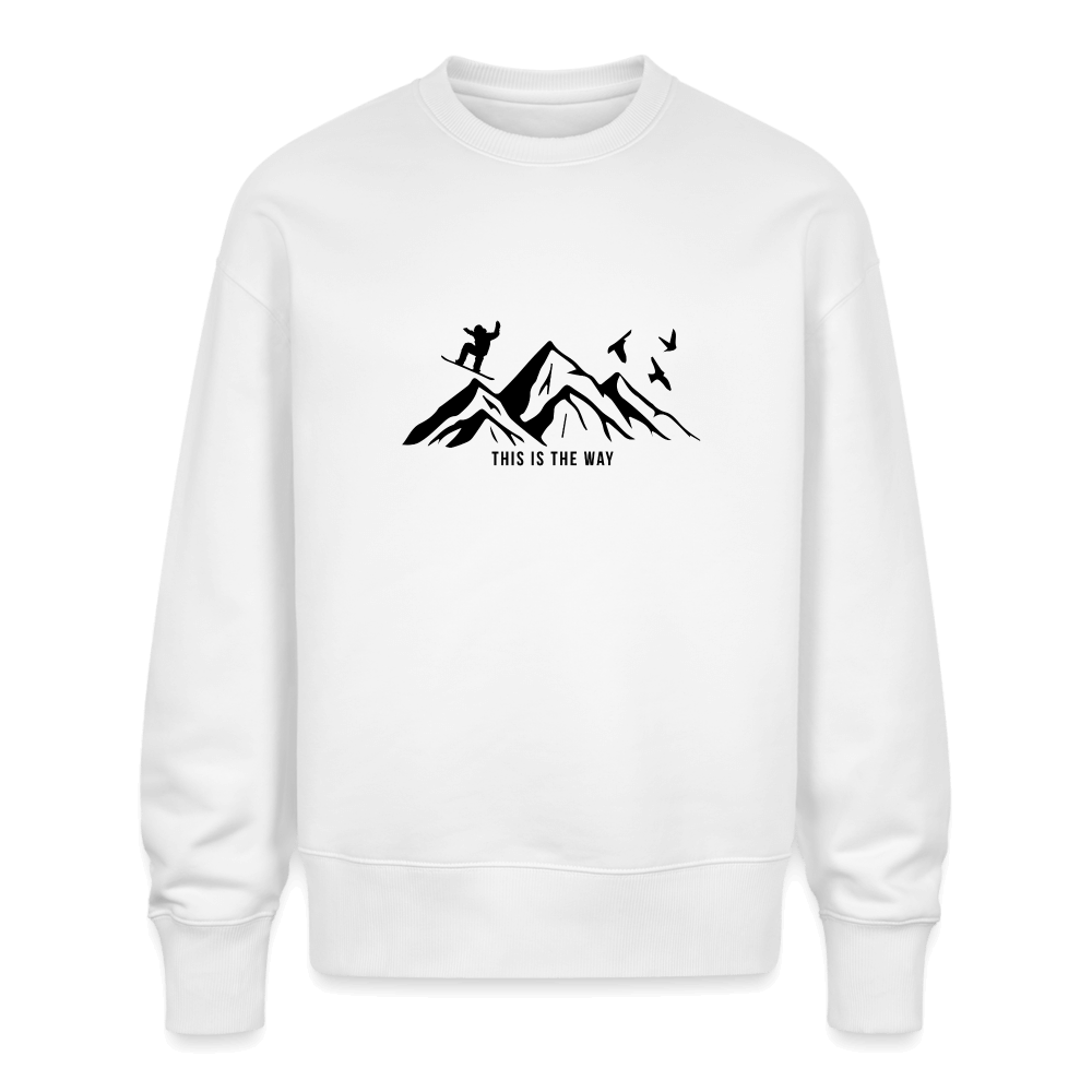 Stanley/Stella RADDER Unisex Oversize Organic Sweatshirt - white