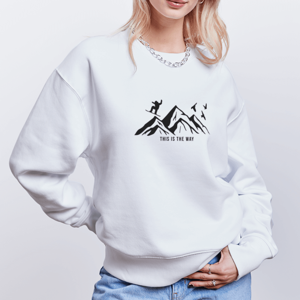 Stanley/Stella RADDER Unisex Oversize Organic Sweatshirt - white