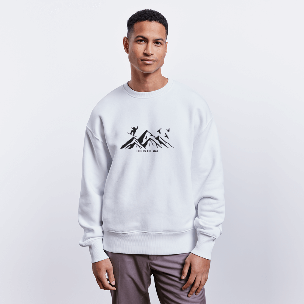 Stanley/Stella RADDER Unisex Oversize Organic Sweatshirt - white