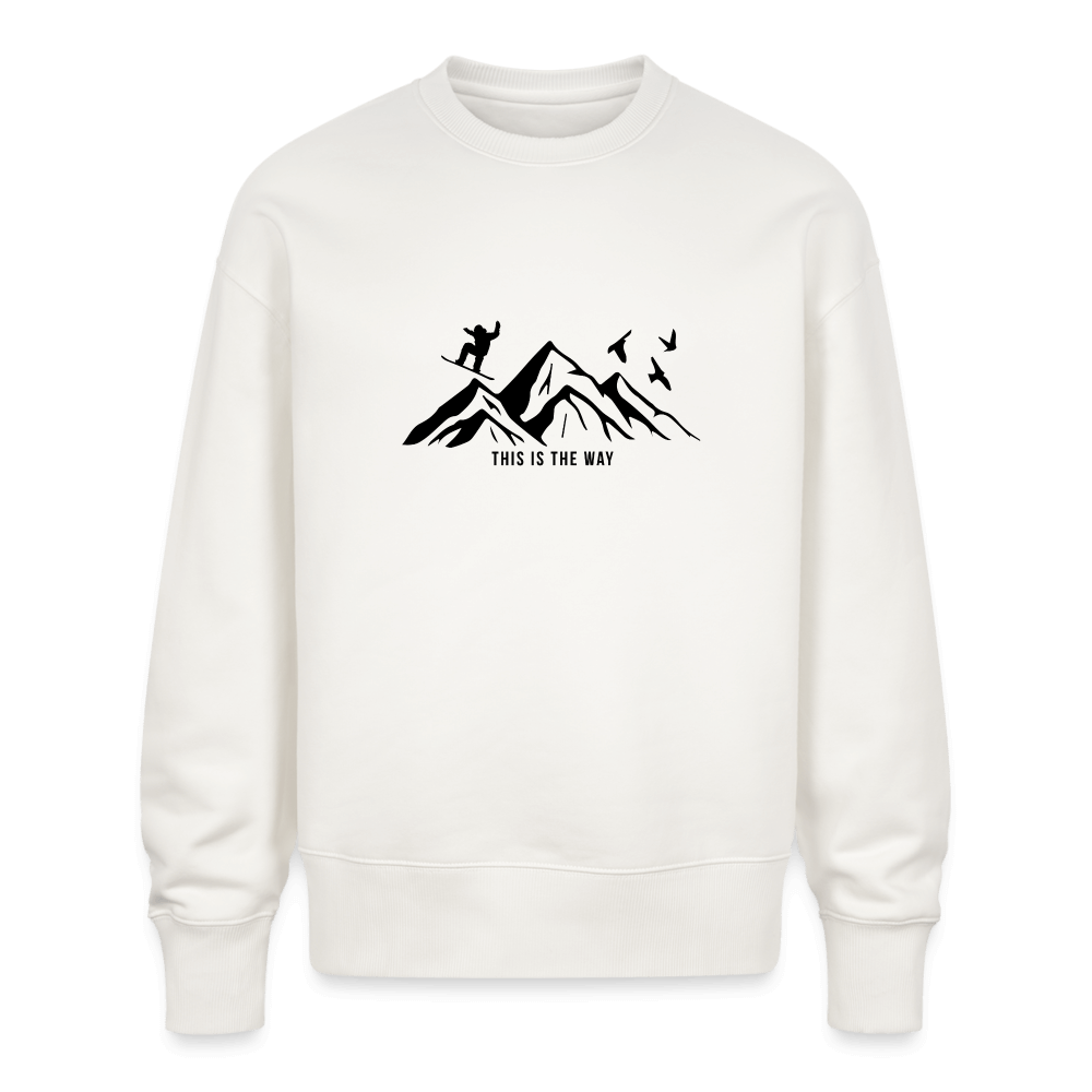 Stanley/Stella RADDER Unisex Oversize Organic Sweatshirt - OFF WHITE