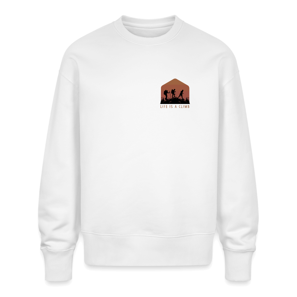 Stanley/Stella RADDER Unisex Oversize Organic Sweatshirt - white