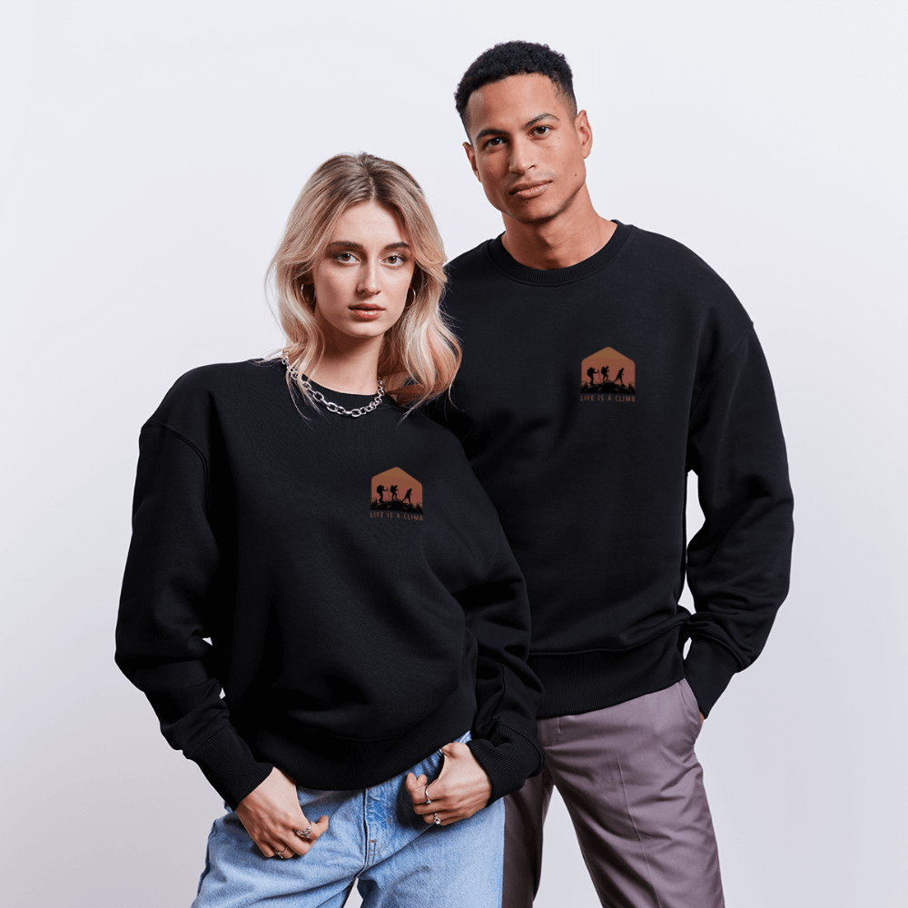 Stanley/Stella RADDER Unisex Oversize Organic Sweatshirt - black