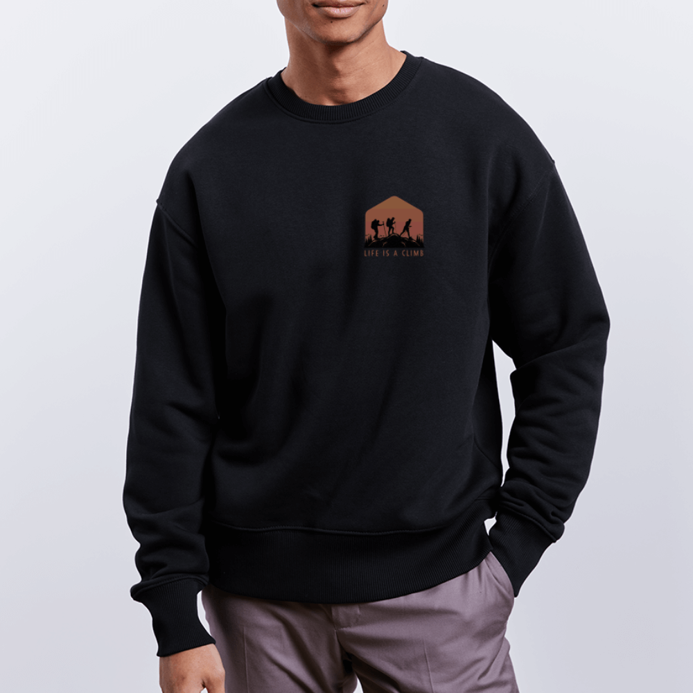 Stanley/Stella RADDER Unisex Oversize Organic Sweatshirt - black