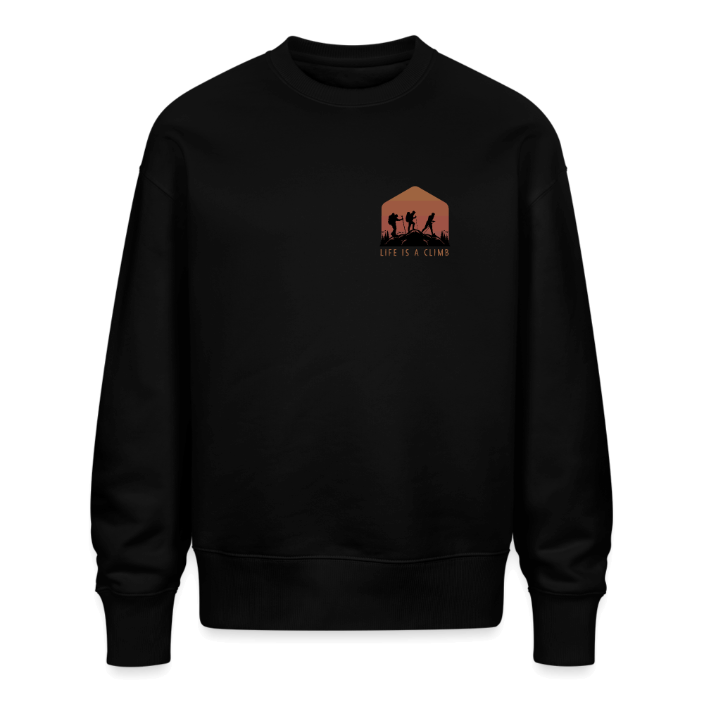 Stanley/Stella RADDER Unisex Oversize Organic Sweatshirt - black