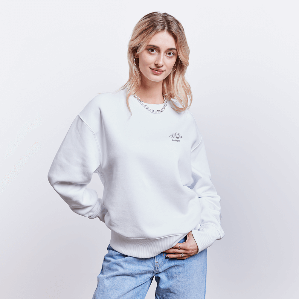 Stanley/Stella RADDER Unisex Oversize Organic Sweatshirt - white