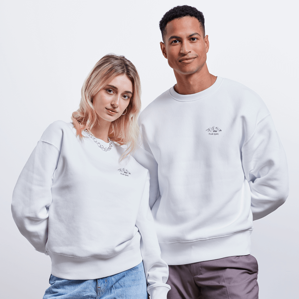 Stanley/Stella RADDER Unisex Oversize Organic Sweatshirt - white