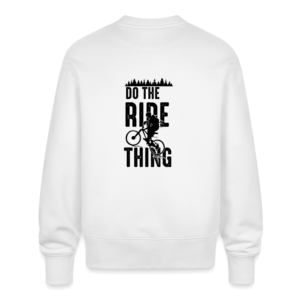 Stanley/Stella RADDER Unisex Oversize Organic Sweatshirt - white