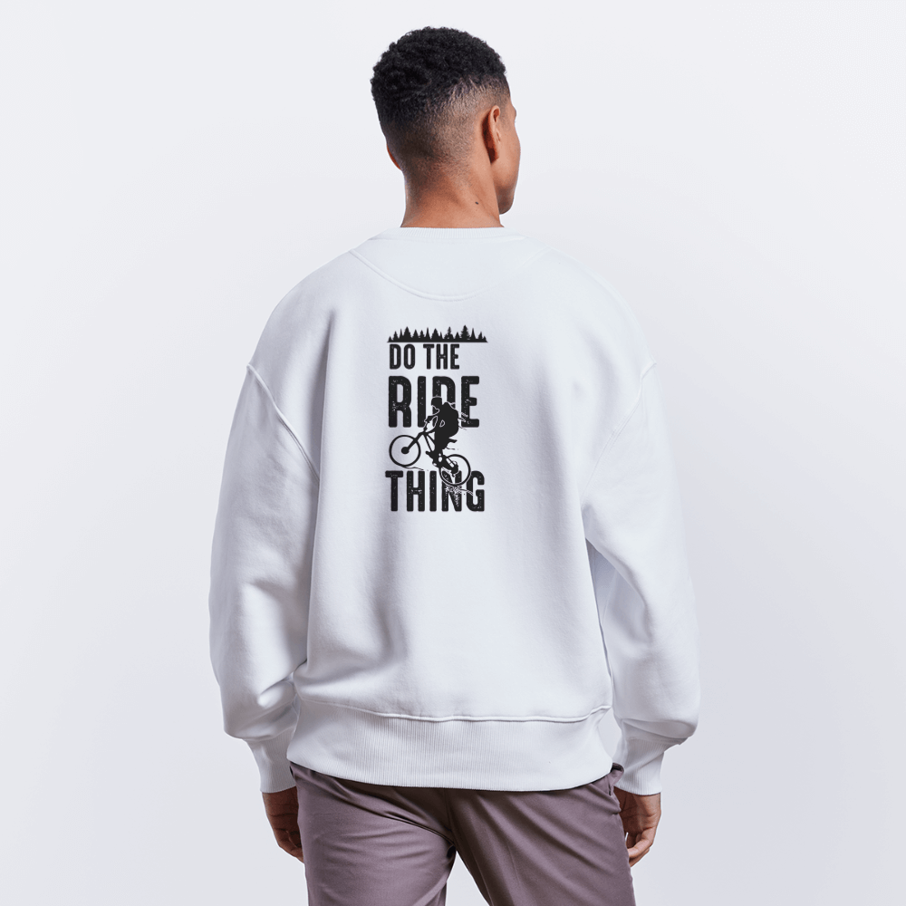 Stanley/Stella RADDER Unisex Oversize Organic Sweatshirt - white