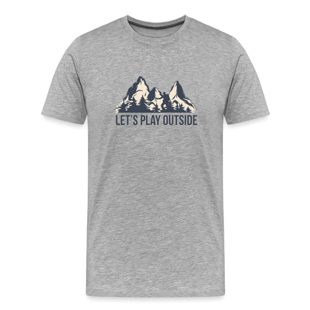 Men’s Premium Organic T-Shirt - heather grey
