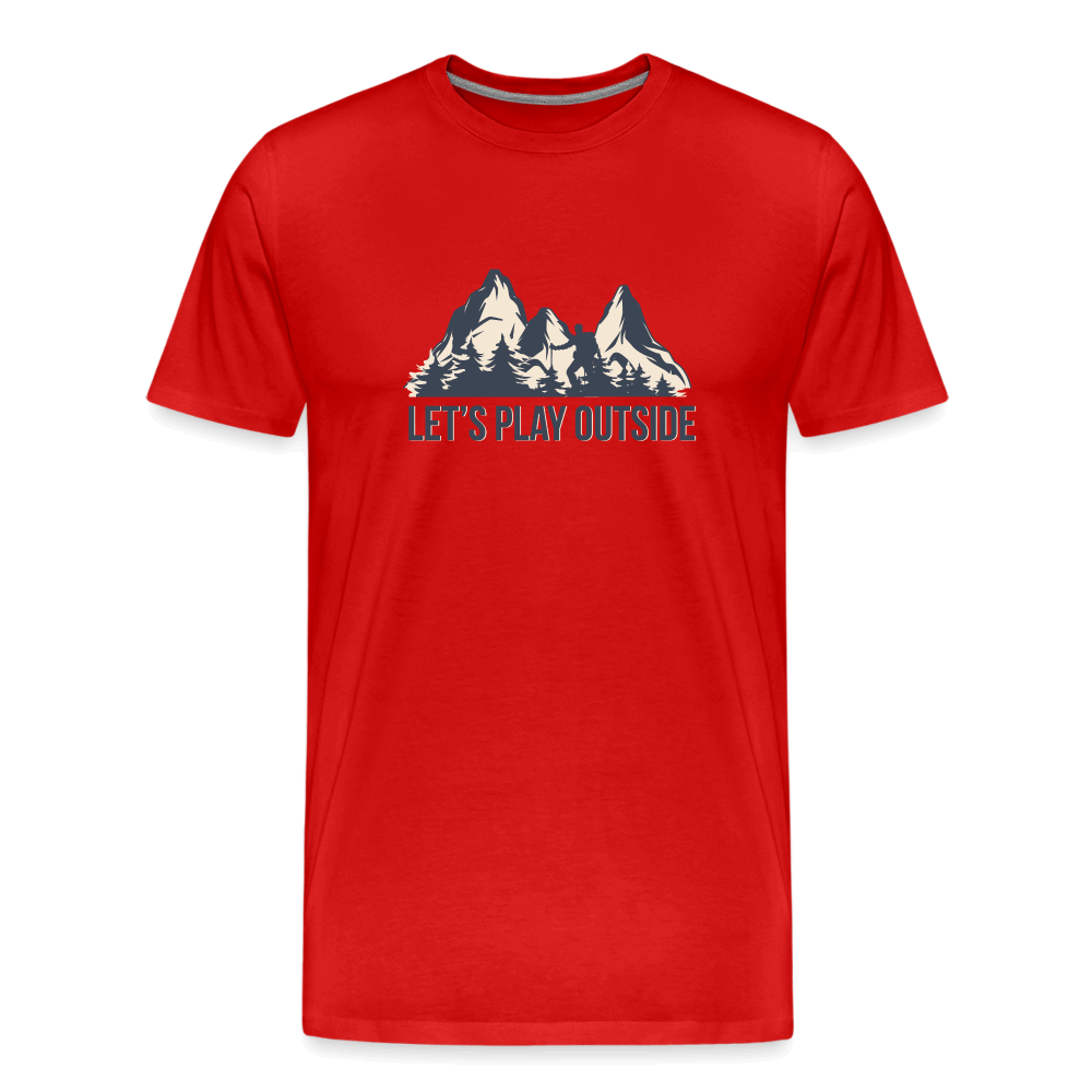 Men’s Premium Organic T-Shirt - red