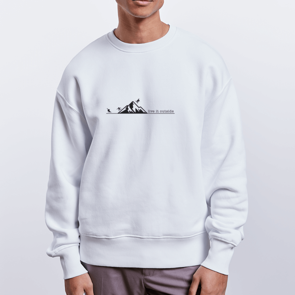 Stanley/Stella RADDER Unisex Oversize Organic Sweatshirt - white