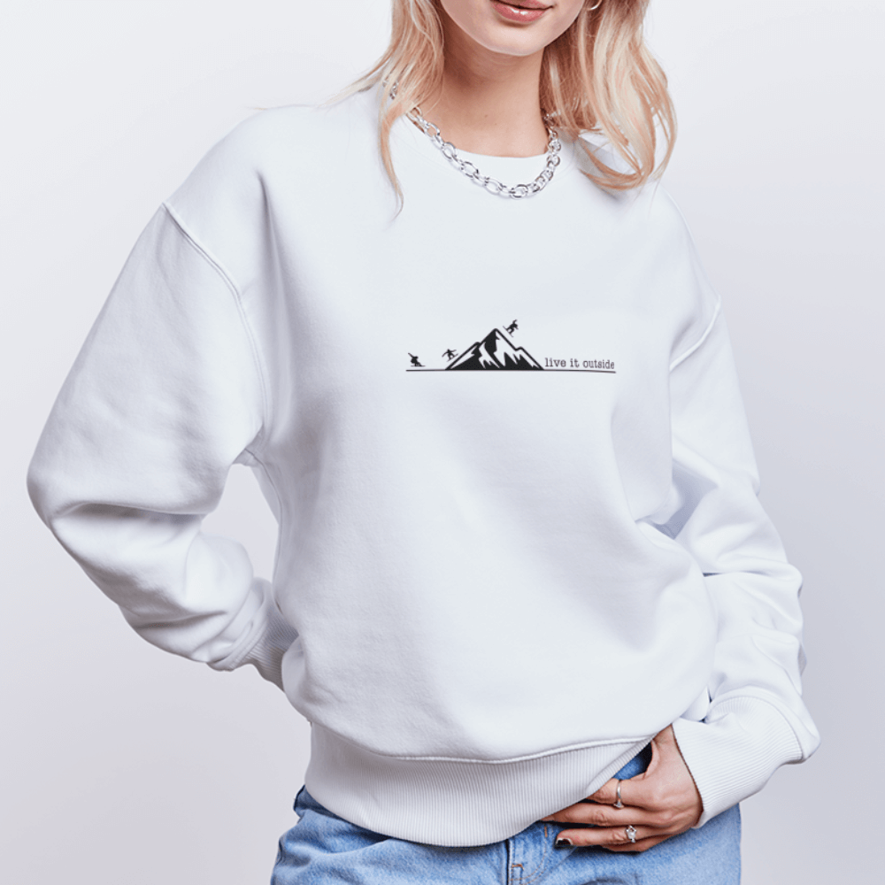 Stanley/Stella RADDER Unisex Oversize Organic Sweatshirt - white