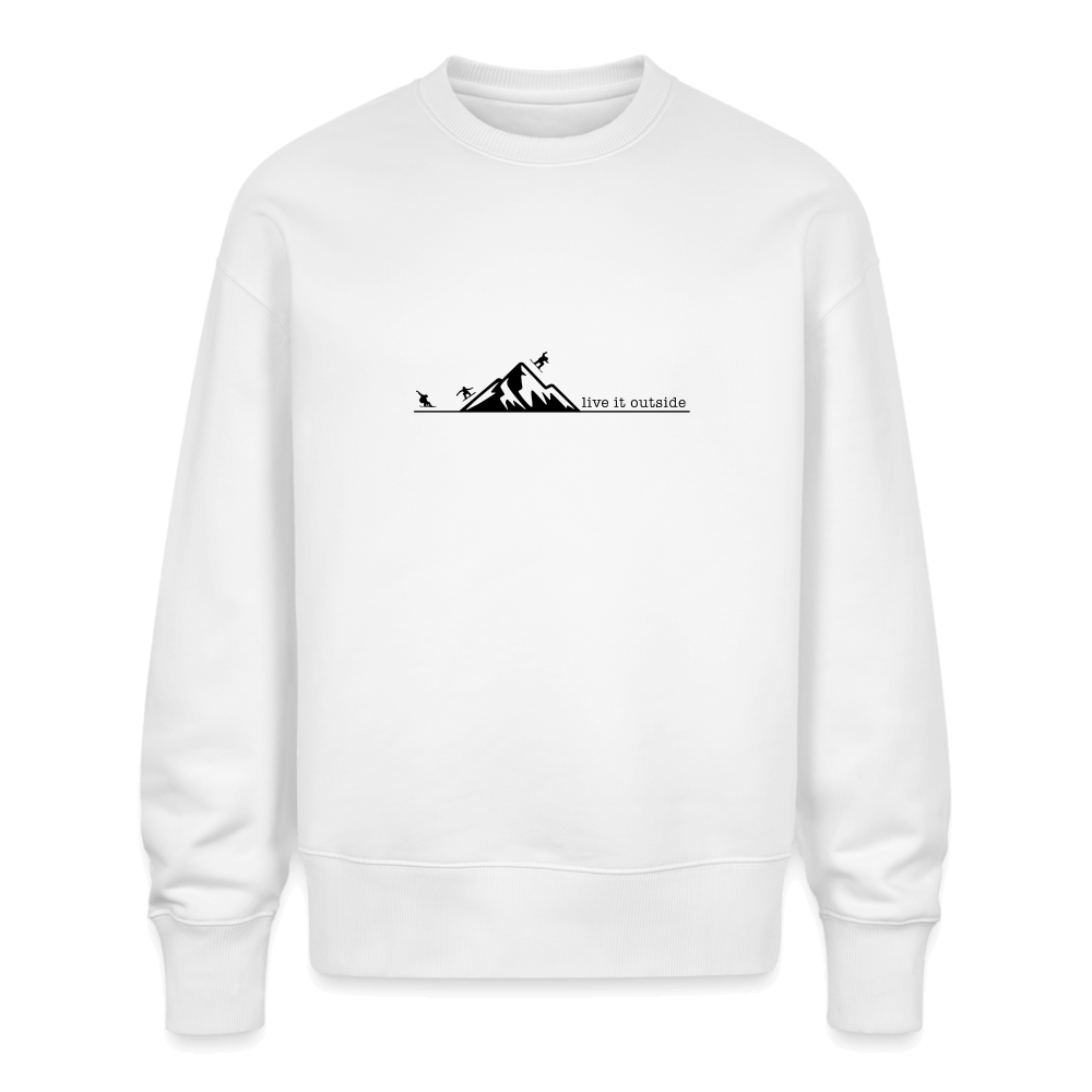 Stanley/Stella RADDER Unisex Oversize Organic Sweatshirt - white