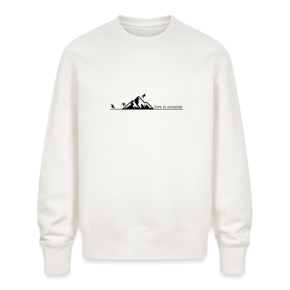 Stanley/Stella RADDER Unisex Oversize Organic Sweatshirt - OFF WHITE