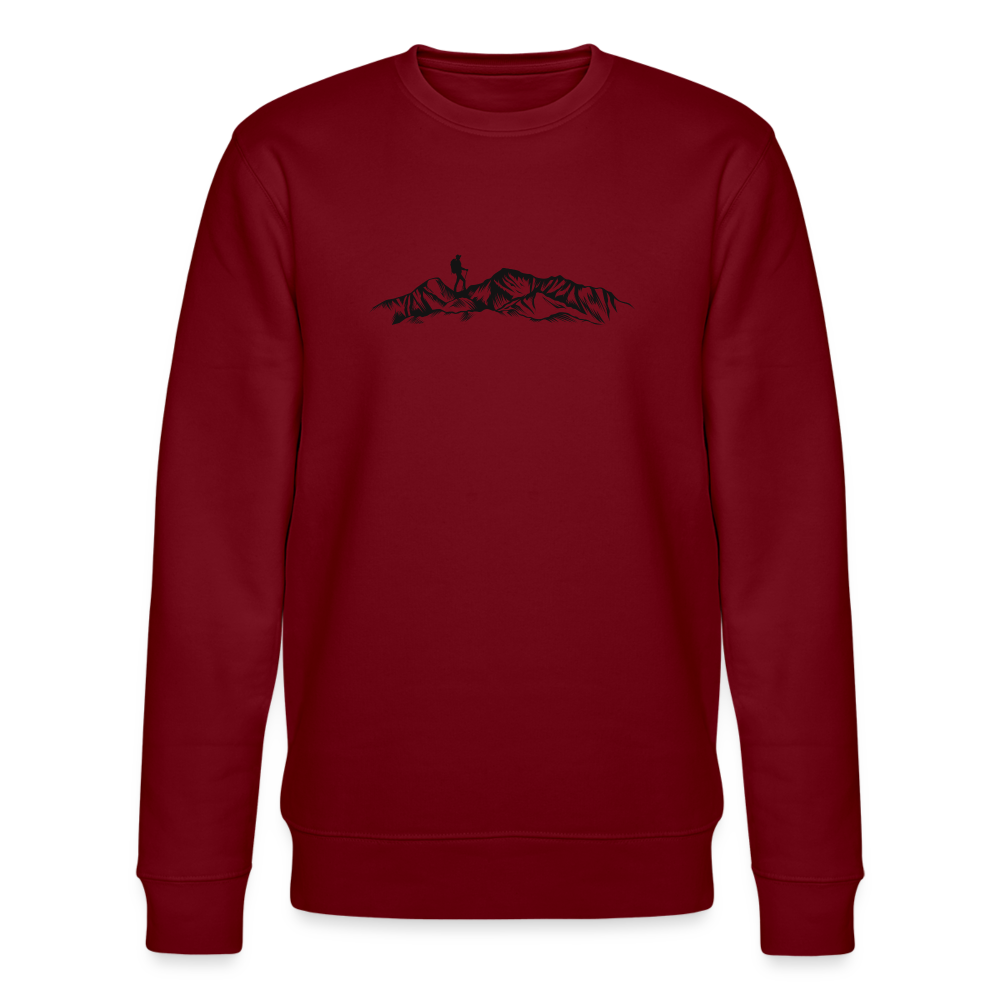 Men’s Organic Sweatshirt by Stanley & Stella - burgundy