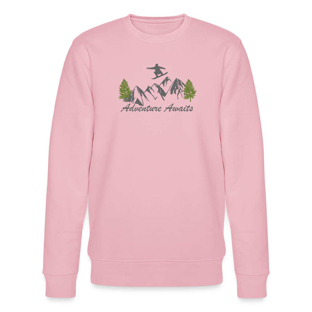 Men’s Organic Sweatshirt by Stanley & Stella - cotton pink