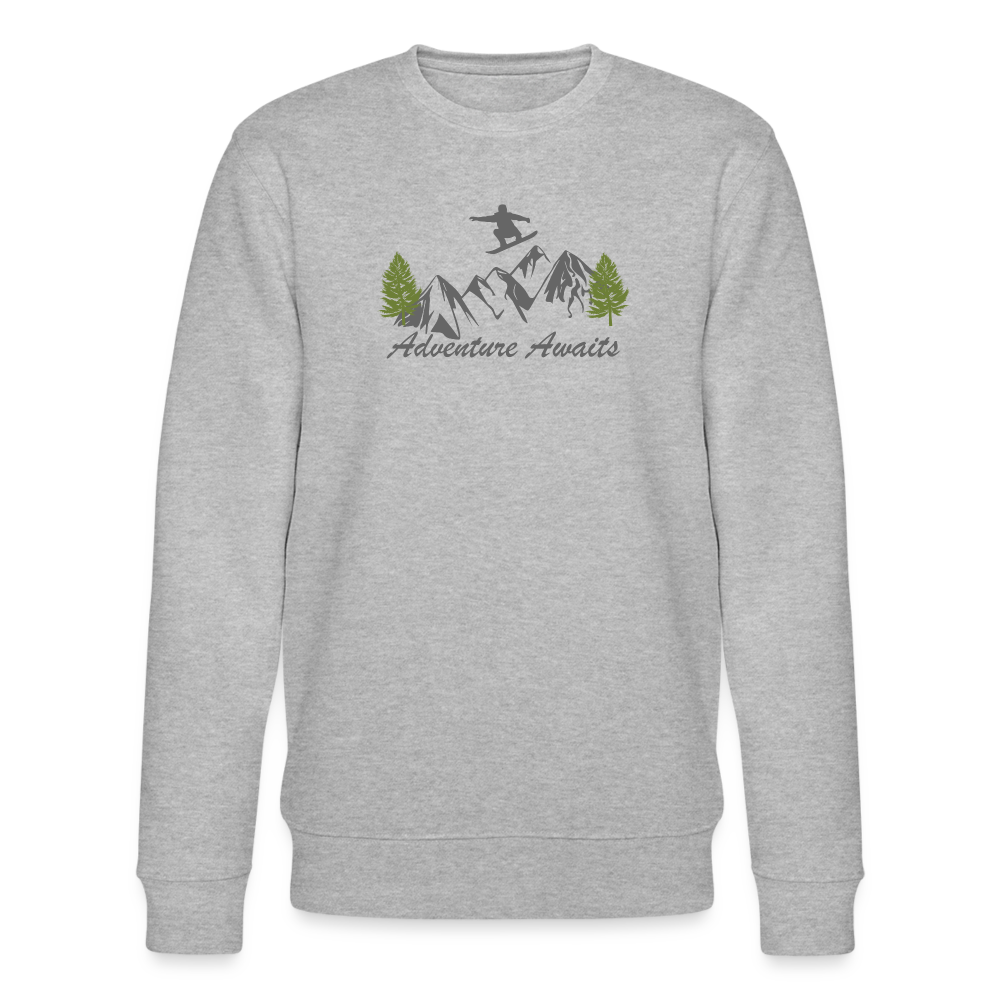 Men’s Organic Sweatshirt by Stanley & Stella - heather grey