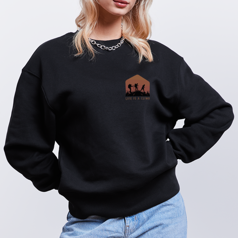 Stanley/Stella RADDER Unisex Oversize Organic Sweatshirt - black