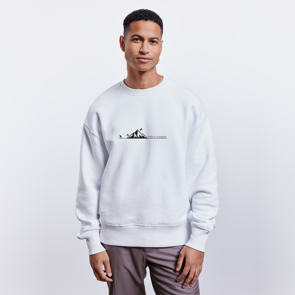 Stanley/Stella RADDER Unisex Oversize Organic Sweatshirt - white